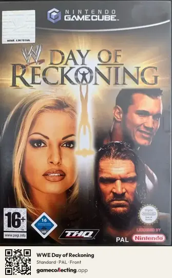 WWE Day of Reckoning Nintendo GameCube, PAL box front