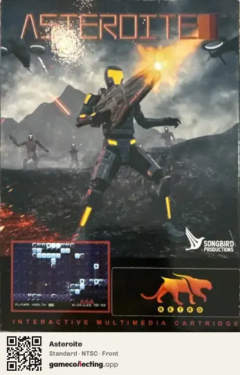 Asteroite Atari Jaguar, NTSC box front