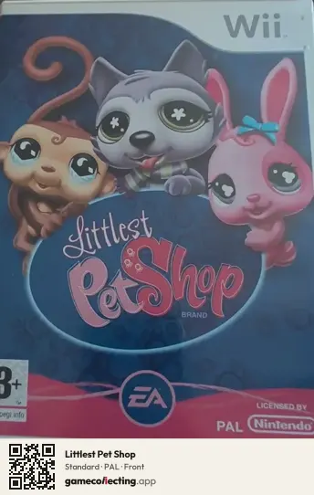 Littlest Pet Shop Nintendo Wii, PAL box front