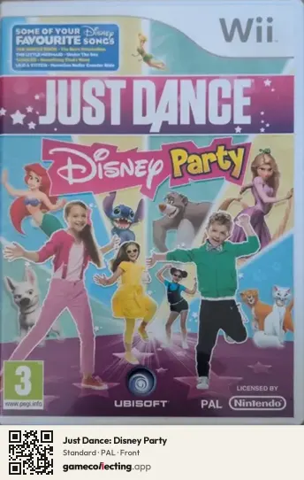 Just Dance: Disney Party Nintendo Wii, PAL box front