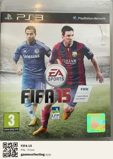 FIFA 15 PlayStation 3, PAL box front