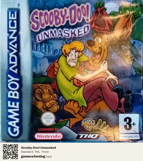 Scooby-Doo! Unmasked Game Boy Advance, PAL box front