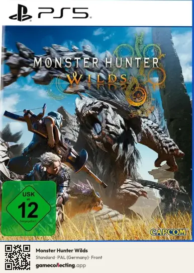 Monster Hunter Wilds PlayStation 5, Germany box front