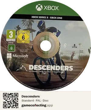 Descenders Xbox Series X, PAL disc