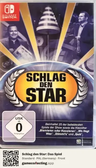 Schlag den Star: Das Spiel Nintendo Switch, Germany box front