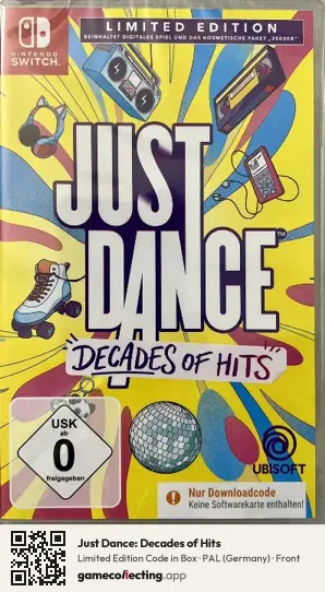 Just Dance: Decades of Hits Nintendo Switch, Germany box front