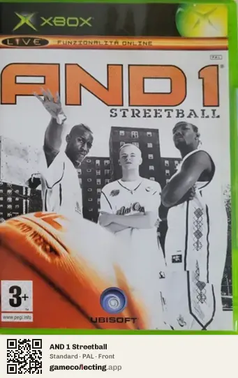 AND 1 Streetball Xbox, PAL box front