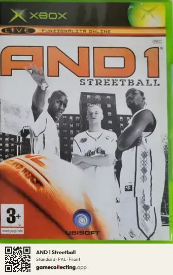 AND 1 Streetball Xbox, PAL box front