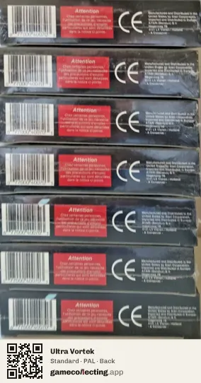Ultra Vortek Atari Jaguar, PAL box back