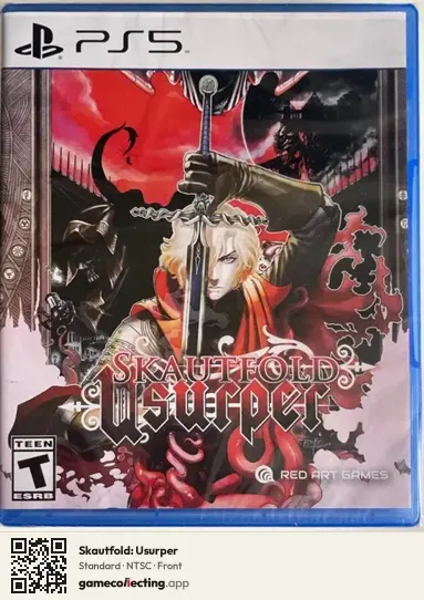 Skautfold: Usurper PlayStation 5, NTSC box front
