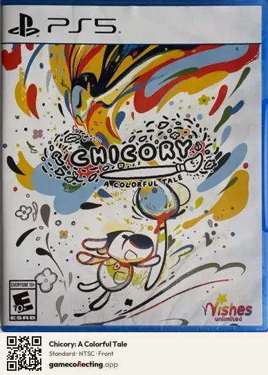 Chicory: A Colorful Tale PlayStation 5, NTSC box front