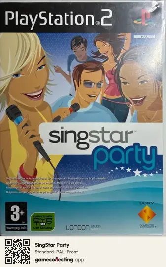 SingStar Party PlayStation 2, PAL box front