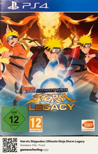 Naruto Shippuden: Ultimate Ninja Storm Legacy PlayStation 4, PAL box front