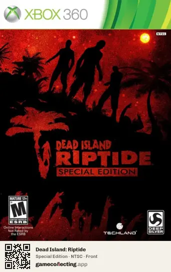 Dead Island: Riptide Xbox 360, NTSC box front