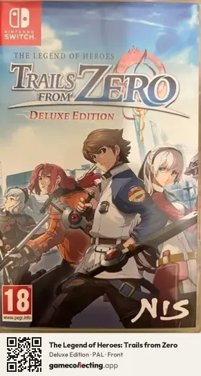 The Legend of Heroes: Trails from Zero Nintendo Switch, PAL box front