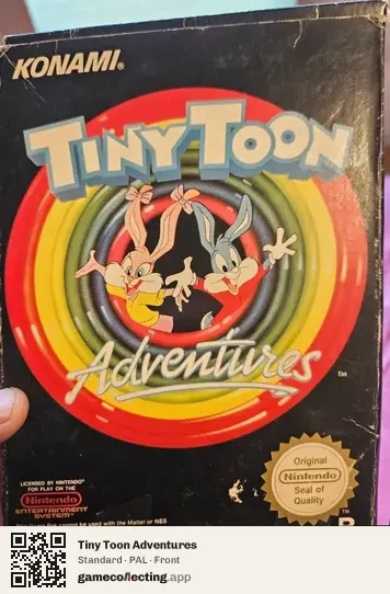 Tiny Toon Adventures Nintendo Entertainment System, PAL box front