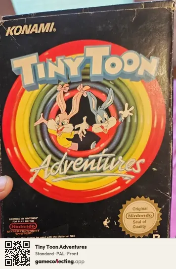 Tiny Toon Adventures Nintendo Entertainment System, PAL box front