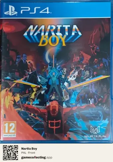 Narita Boy PlayStation 4, PAL box front
