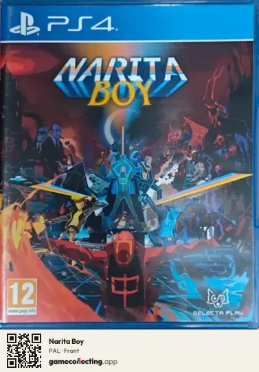Narita Boy PlayStation 4, PAL box front
