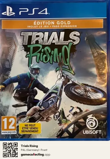 Trials Rising PlayStation 4, Germany box front