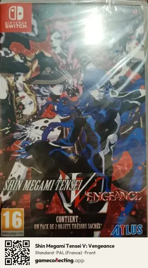 Shin Megami Tensei V: Vengeance Nintendo Switch, France box front