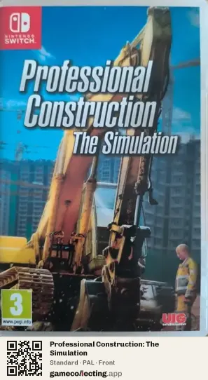 Professional Construction: The Simulation Nintendo Switch, PAL box front