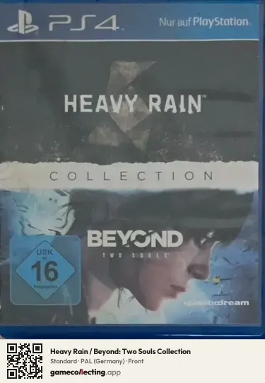 Heavy Rain / Beyond: Two Souls Collection PlayStation 4, Germany box front