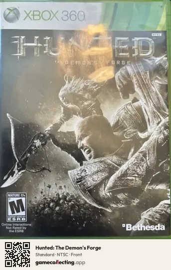 Hunted: The Demon's Forge Xbox 360, NTSC box front