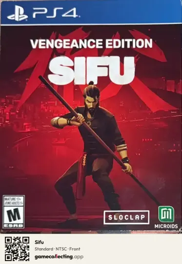Sifu PlayStation 4, NTSC box front