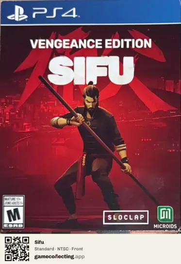 Sifu PlayStation 4, NTSC box front