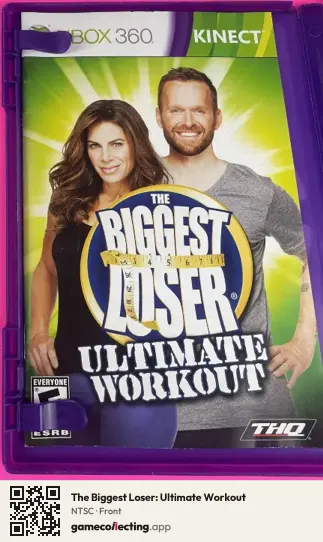 The Biggest Loser: Ultimate Workout Xbox 360, NTSC box front