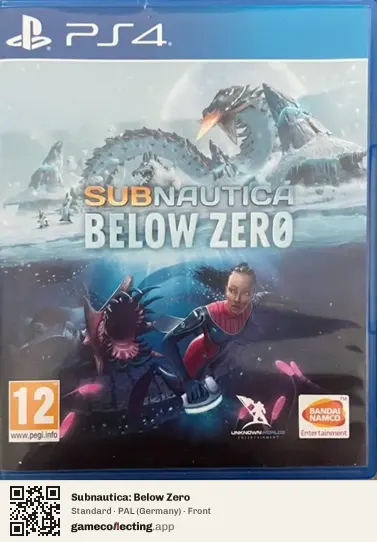 Subnautica: Below Zero PlayStation 4, Germany box front