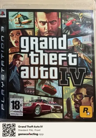 Grand Theft Auto IV PlayStation 3, PAL box front