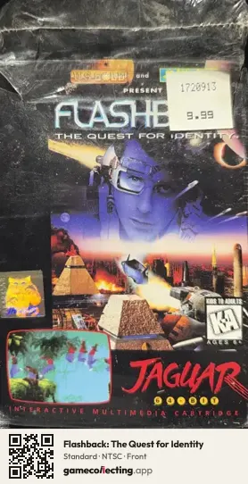 Flashback: The Quest for Identity Atari Jaguar, NTSC box front