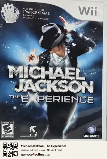 Michael Jackson: The Experience Nintendo Wii, NTSC box front