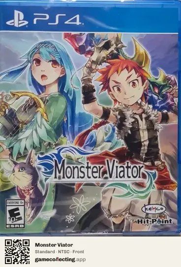 Monster Viator PlayStation 4, NTSC box front