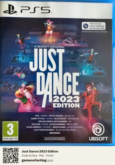 Just Dance 2023 Edition PlayStation 5, PAL box front