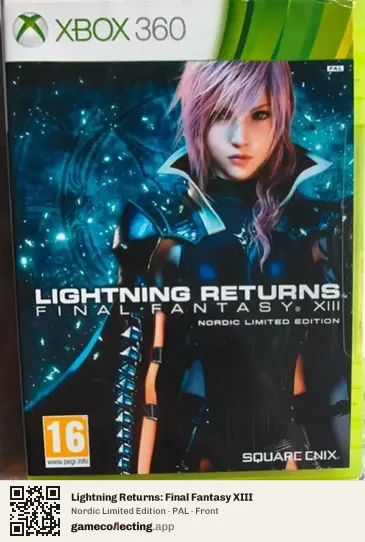 Lightning Returns: Final Fantasy XIII Xbox 360, PAL box front