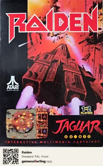 Raiden Atari Jaguar, PAL box front