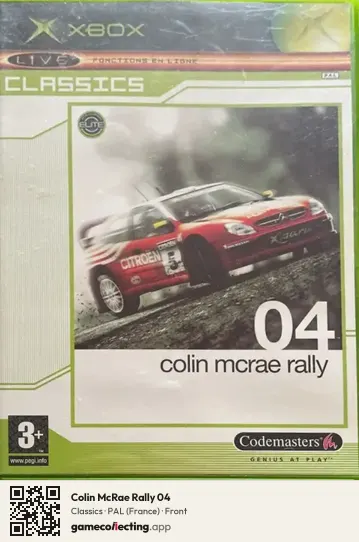 Colin McRae Rally 04 Xbox, France box front