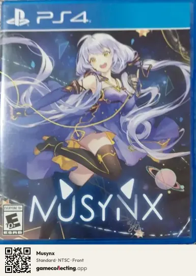 Musynx PlayStation 4, NTSC box front