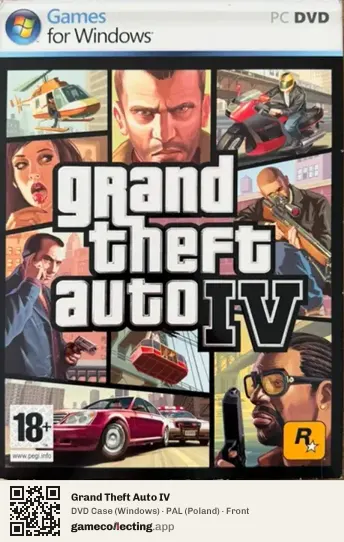 Grand Theft Auto IV Computer, Poland box front