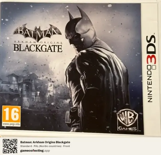 Batman: Arkham Origins Blackgate Nintendo 3DS, Nordic countries box front