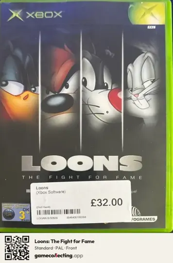 Loons: The Fight for Fame Xbox, PAL box front