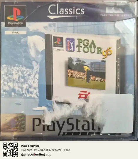 PGA Tour 96 PlayStation, United Kingdom box front