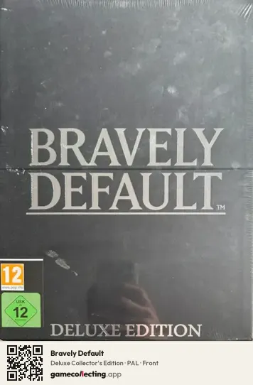 Bravely Default Nintendo 3DS, PAL box front