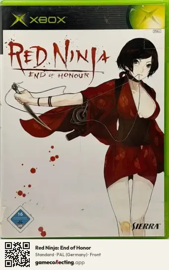 Red Ninja: End of Honor Xbox, Germany box front