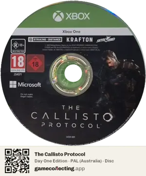 The Callisto Protocol Xbox One, PAL disc