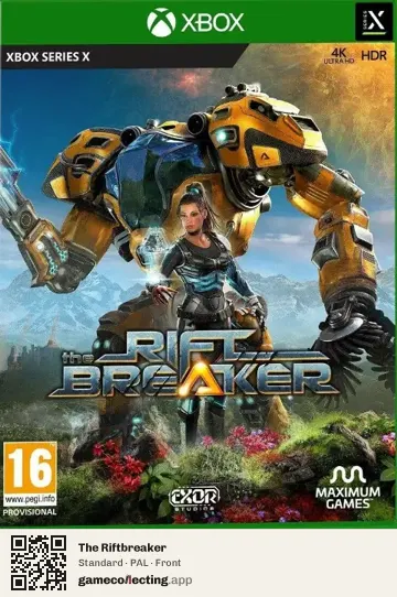 The Riftbreaker Xbox Series X, PAL box front