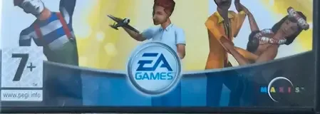 The Sims, the PEGI square on its front